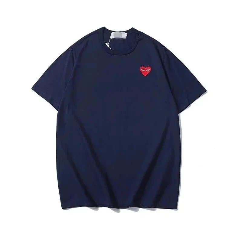 Comme des Garçons Heart Logo Tee Red Heart — BB010184032