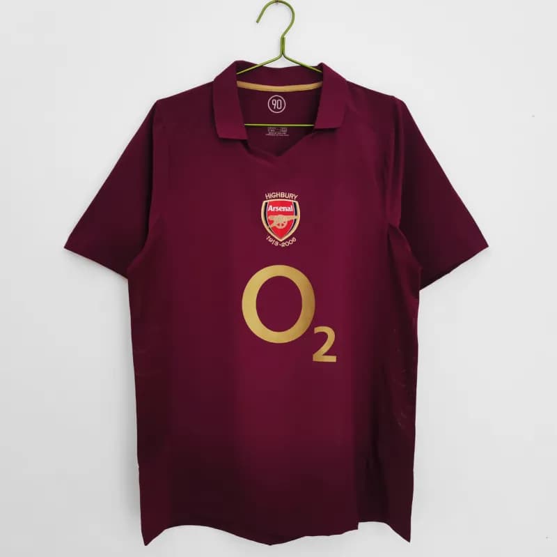 Nike Brazil National Team Jersey Home — 2005-06赛季阿森纳主场