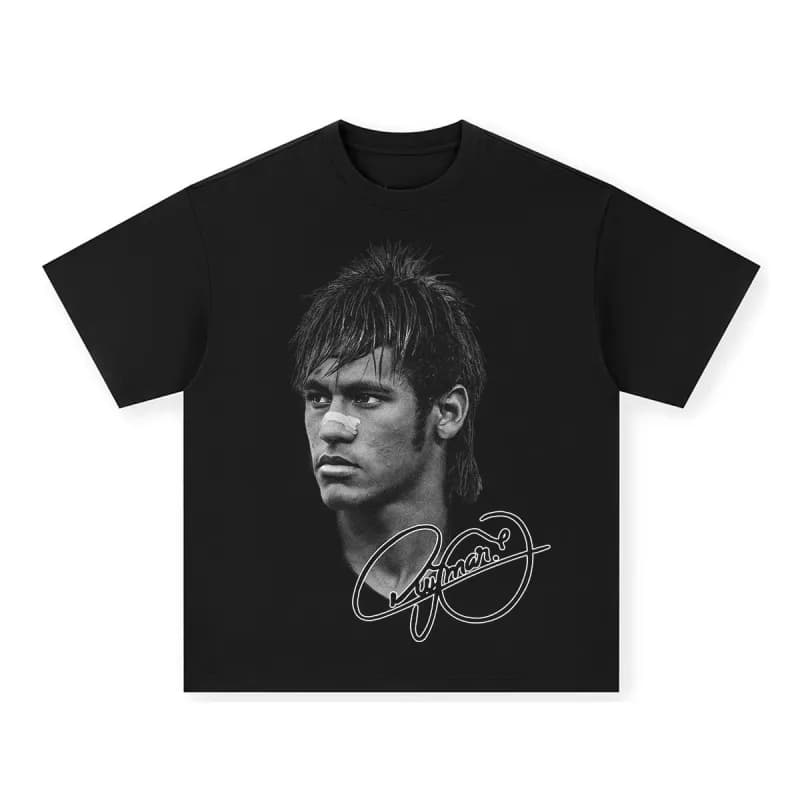 Travis Scott Graphic Tee Neymar Portrait