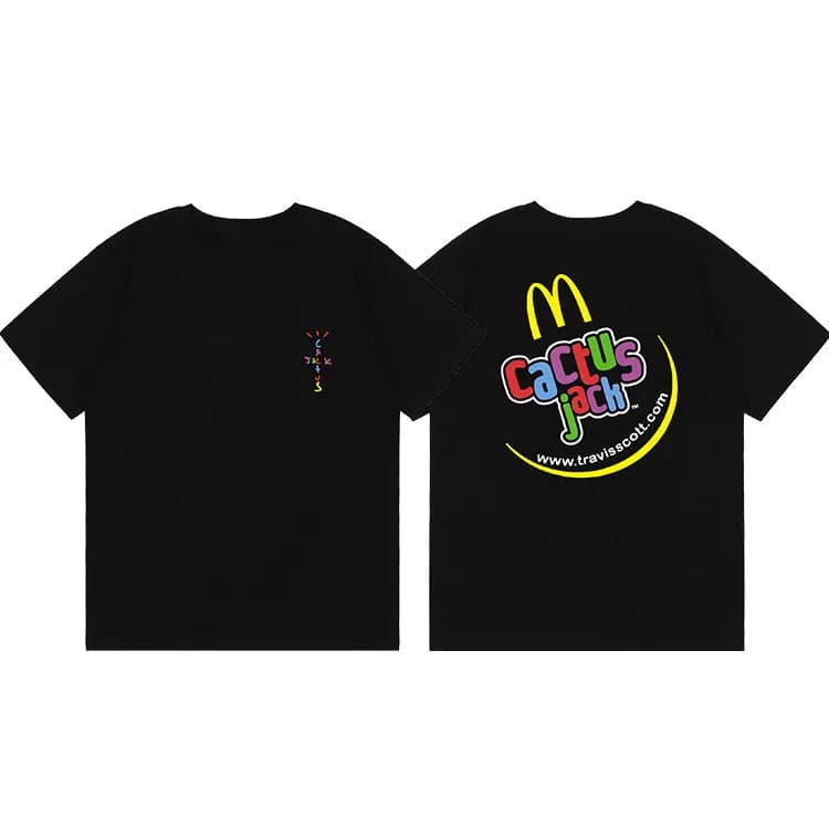 Travis Scott Cactus Jack x McDonald's Tee McDonald's Logo Print