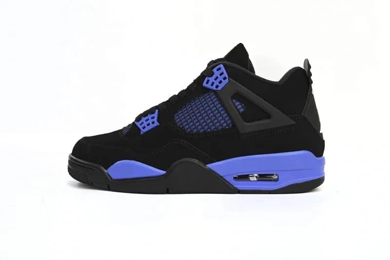 Air Jordan 4 Thunder — 36-47.5 (Message Remarks Size) · 黑蓝