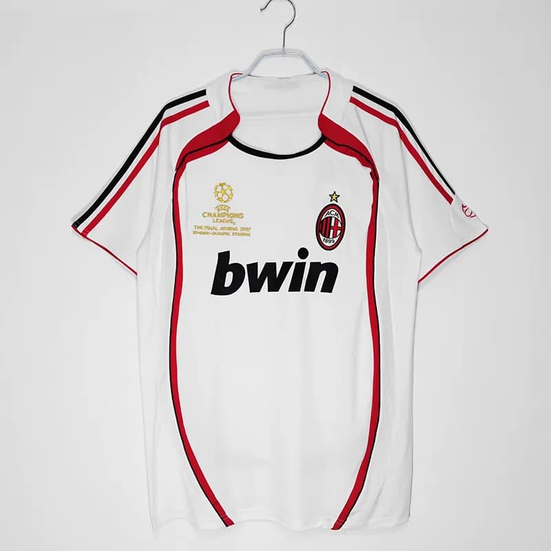 AC Milan 2007 Champions League Final Jersey Bwin Sponsor