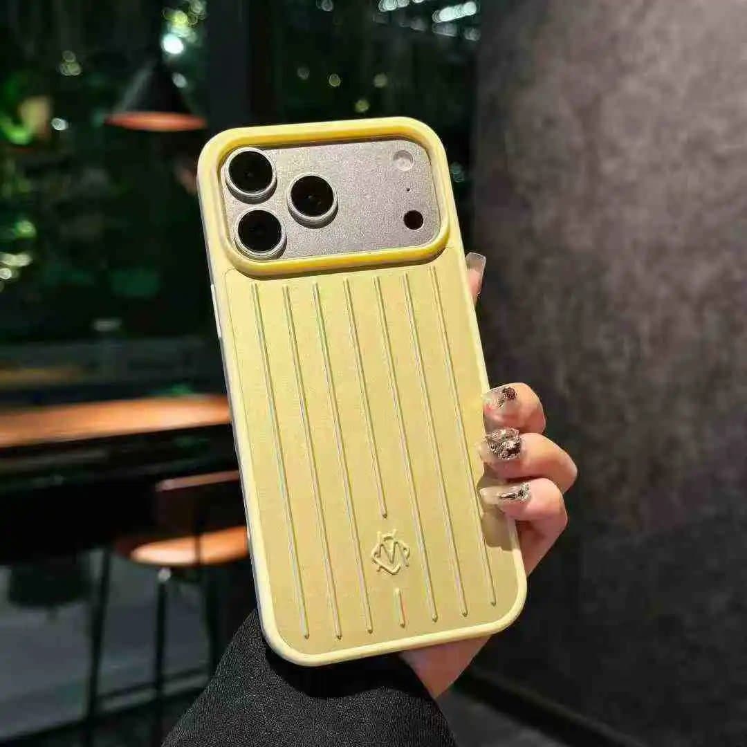 Rimowa Phone Case Ribs Design — 行李箱-柠檬黄