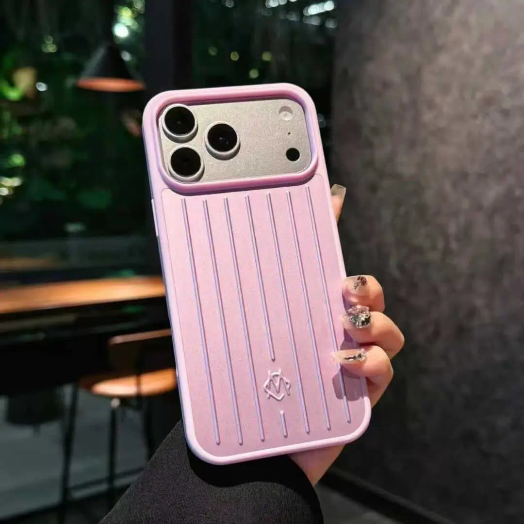 Rimowa Phone Case Ribs Design — 行李箱-嫩紫色