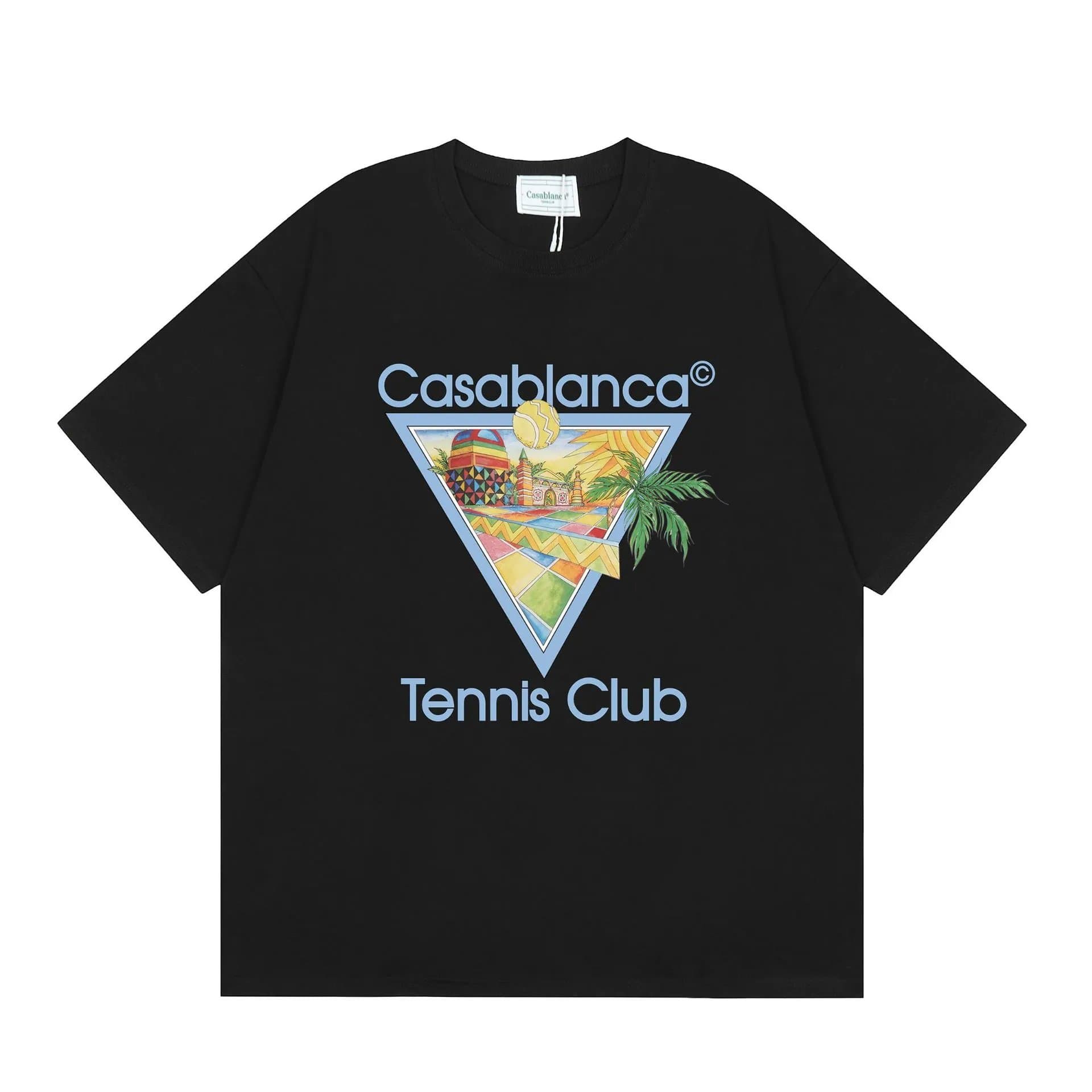 Casablanca Tennis Club Tee Triangle Graphic
