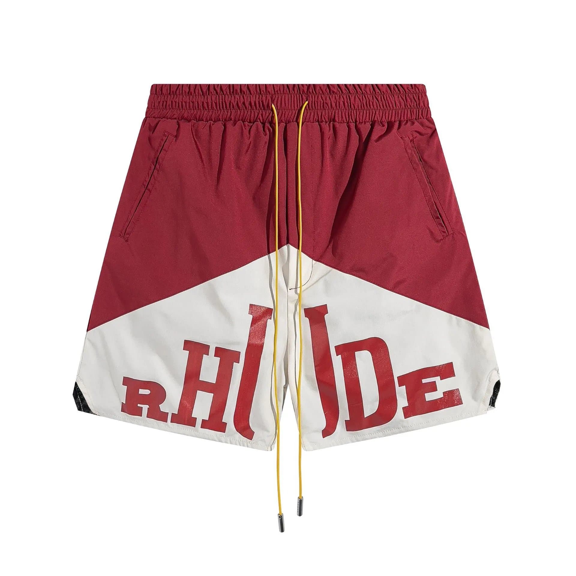 Balenciaga Racing Print Shorts Miami Grand Prix — 8048红色