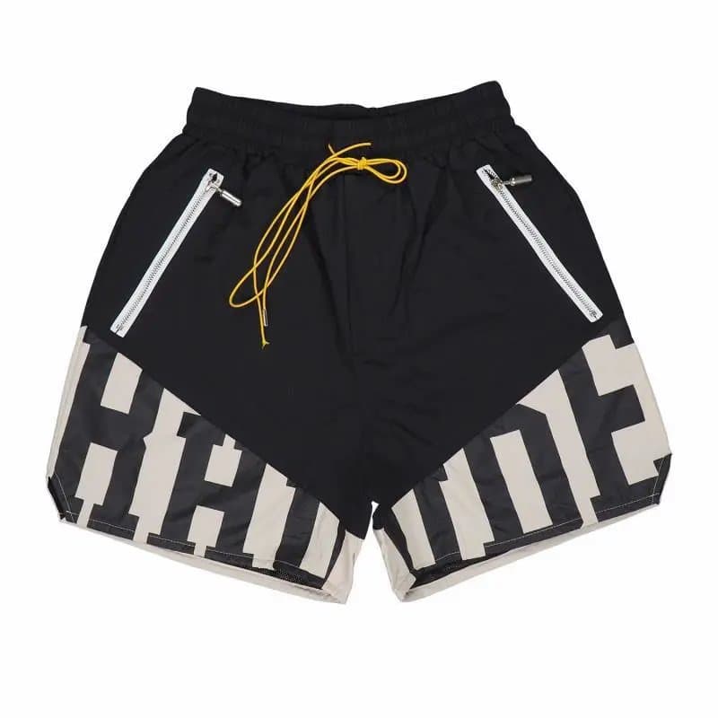 Balenciaga Racing Print Shorts Miami Grand Prix — 8532 黑