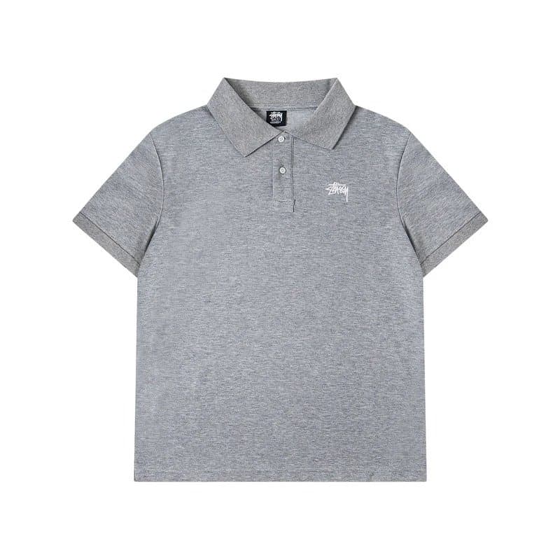 Stüssy Polo Shirt Lion & Stars — 6906灰