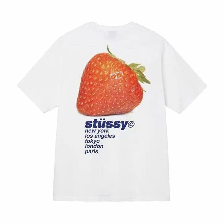 Stüssy Wizard Graphic Tee White with Wizard Print — 白色【草莓】