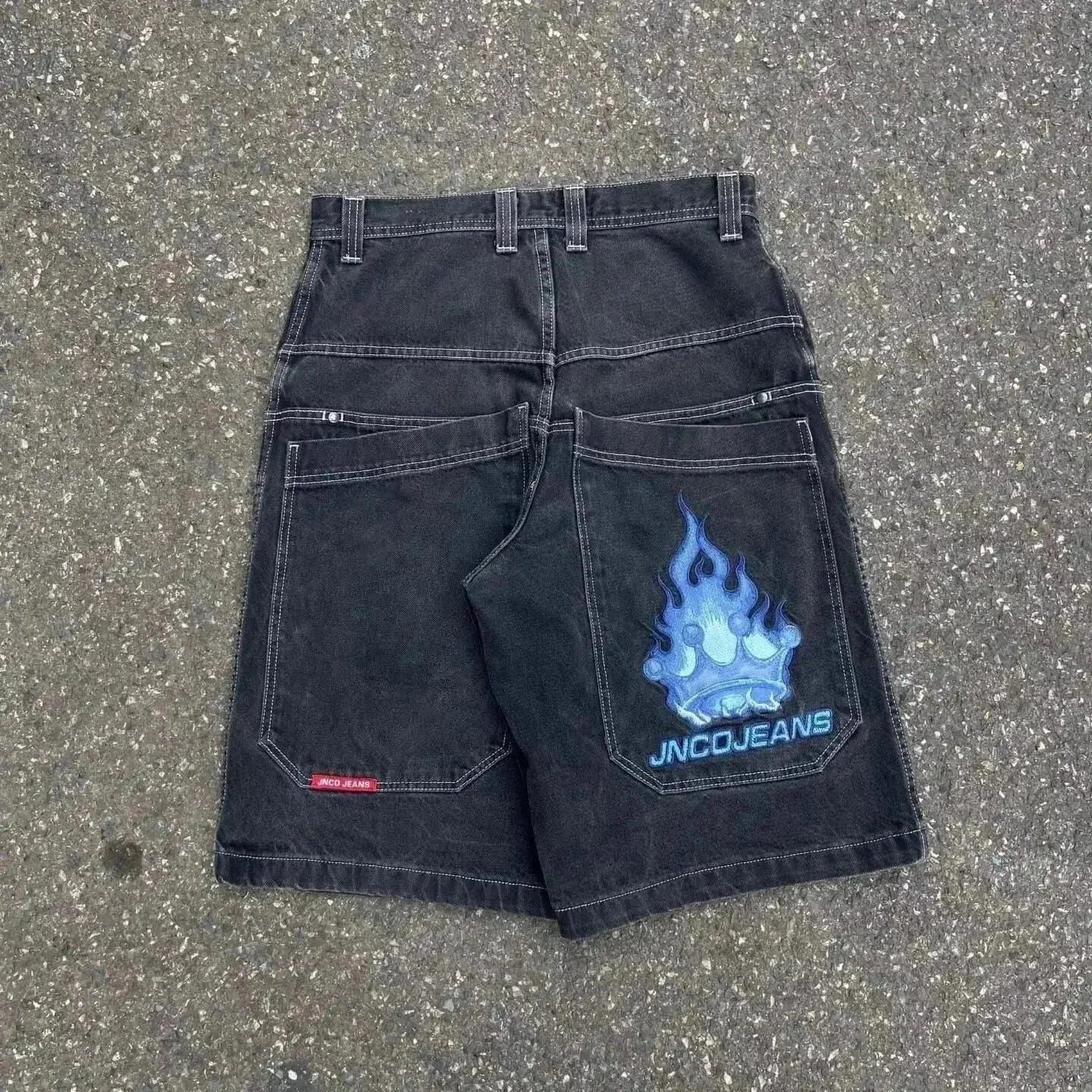 Rick Owens Jeans Lightning Star Print — 11蓝色005