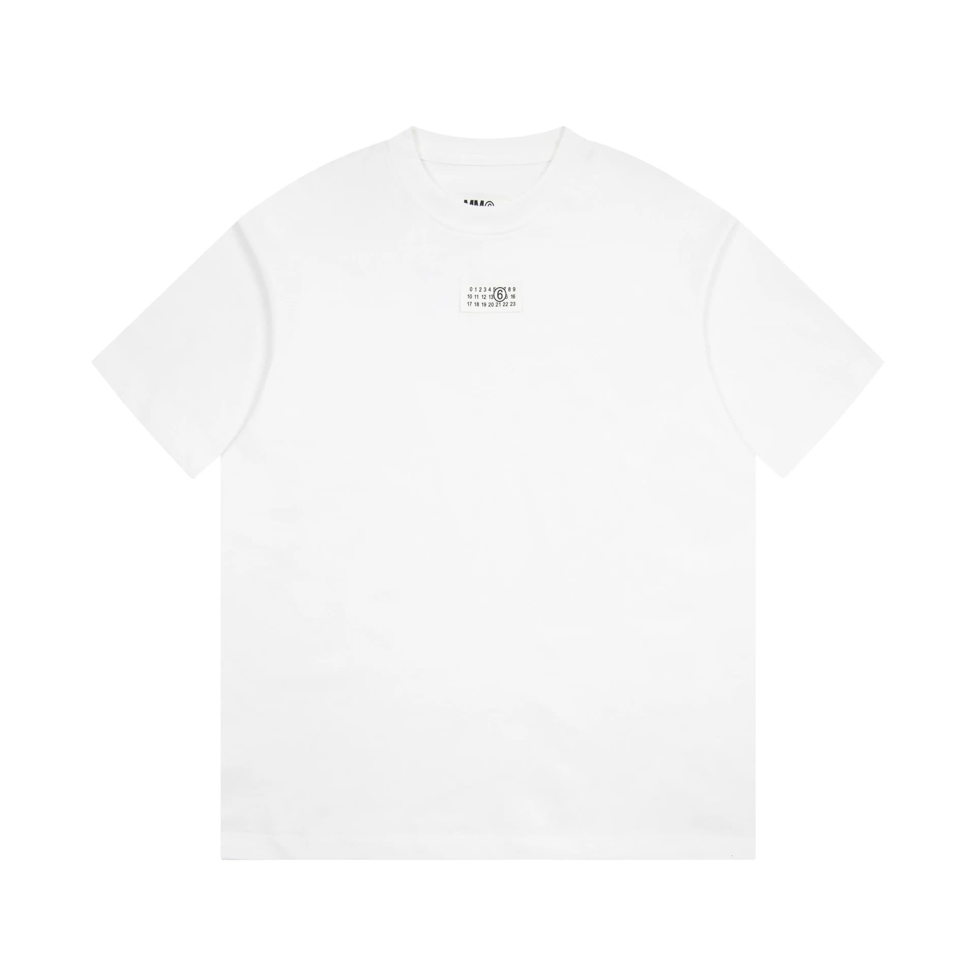 Maison Margiela Heart Logo T-Shirt Numbered Heart Print — 24