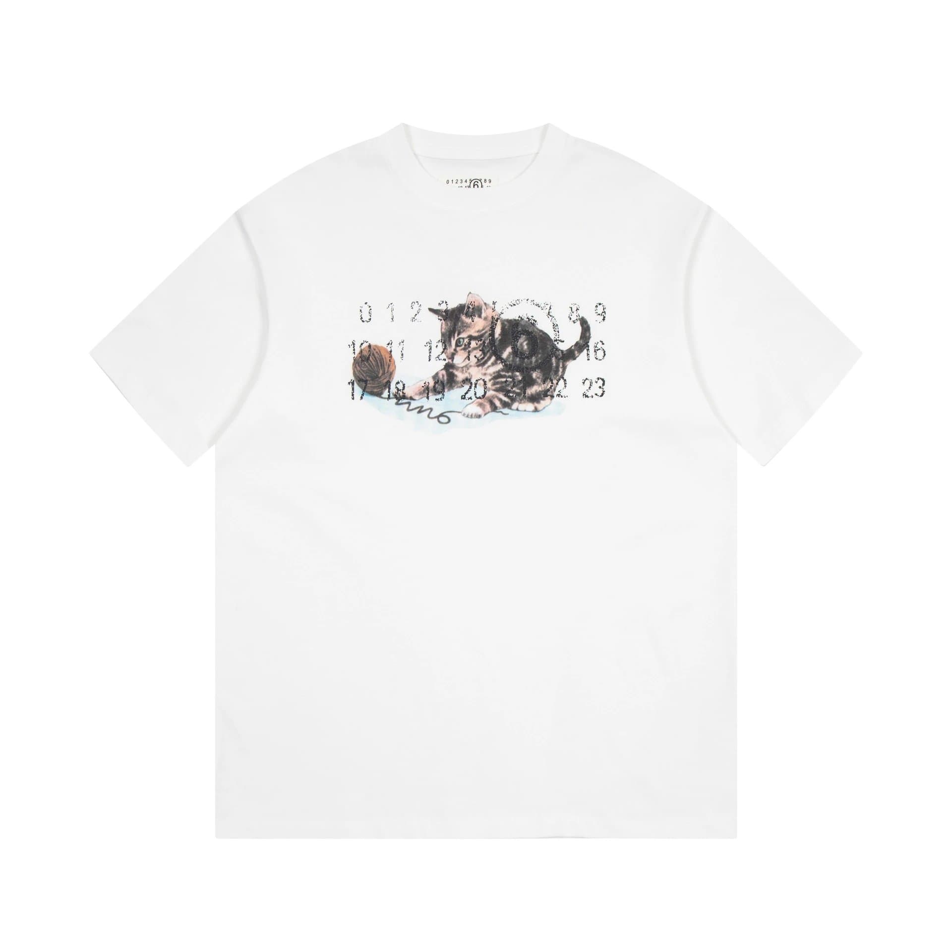 Comme des Garçons T-Shirt Kitten Print