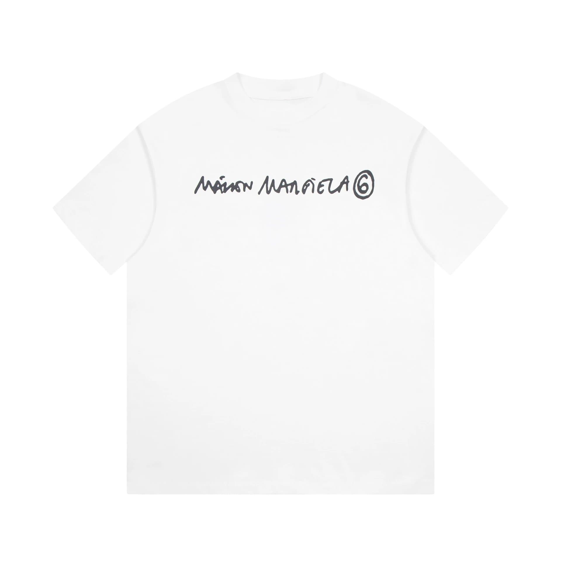 Maison Margiela Heart Logo T-Shirt Numbered Heart Print — 28