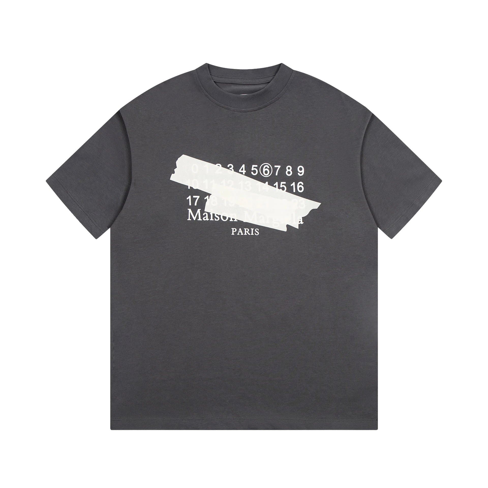 Maison Margiela Heart Logo T-Shirt Numbered Heart Print — 8