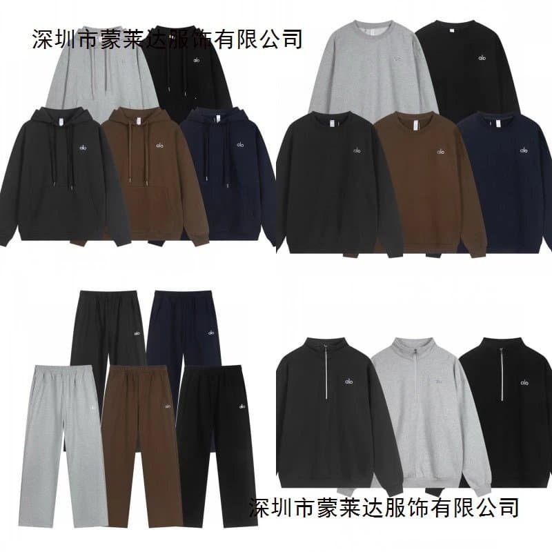Aimé Leon Dore Crewneck Sweatshirt Minimal Logo — 透明