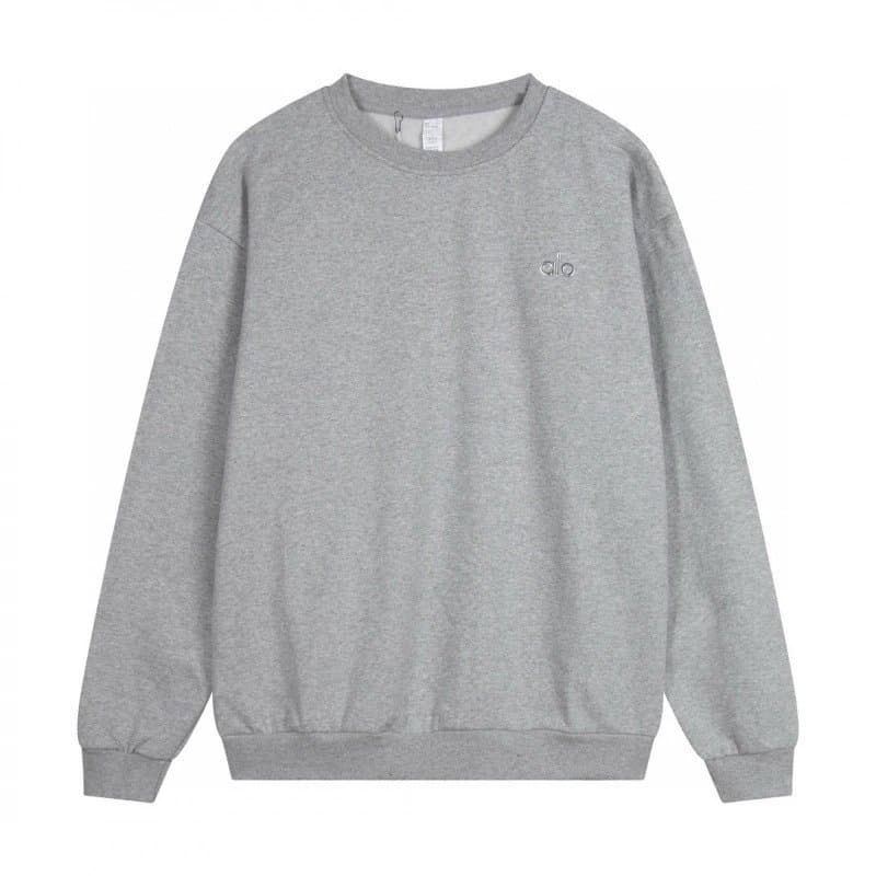 Aimé Leon Dore Crewneck Sweatshirt Minimal Logo — 浅灰色N01