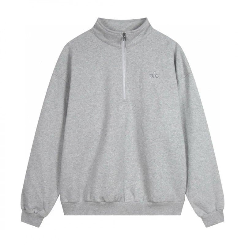 Aimé Leon Dore Crewneck Sweatshirt Minimal Logo — 浅灰色N03