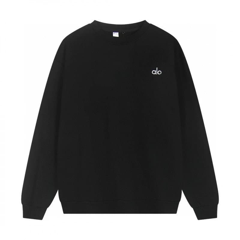 Aimé Leon Dore Crewneck Sweatshirt Minimal Logo — 黑色N01