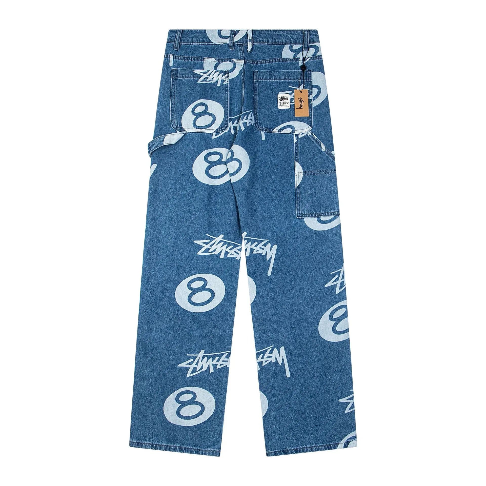 Stüssy × BAPE Big Ol' Jeans Camouflage Print — 634蓝