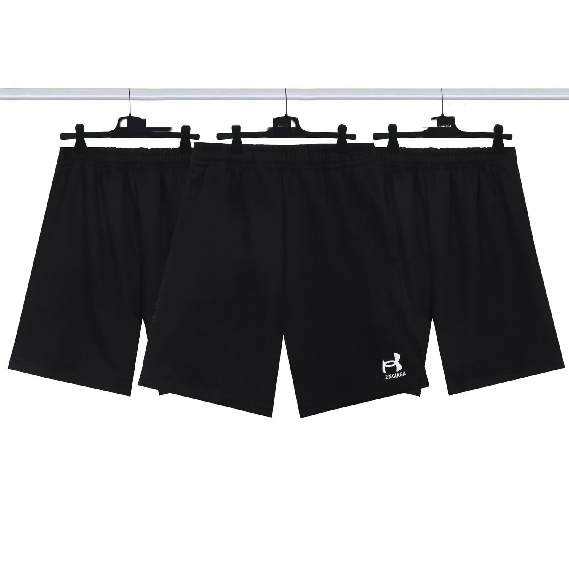 Balenciaga Logo Shorts Washed Grey — 8