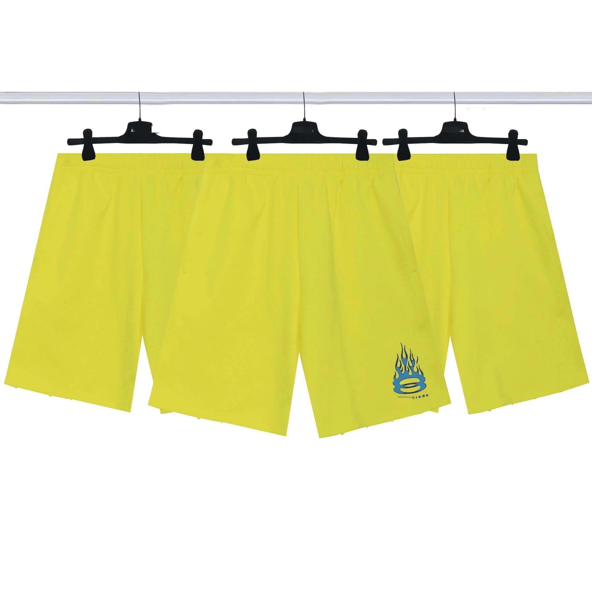 Balenciaga Logo Shorts Washed Grey — 7