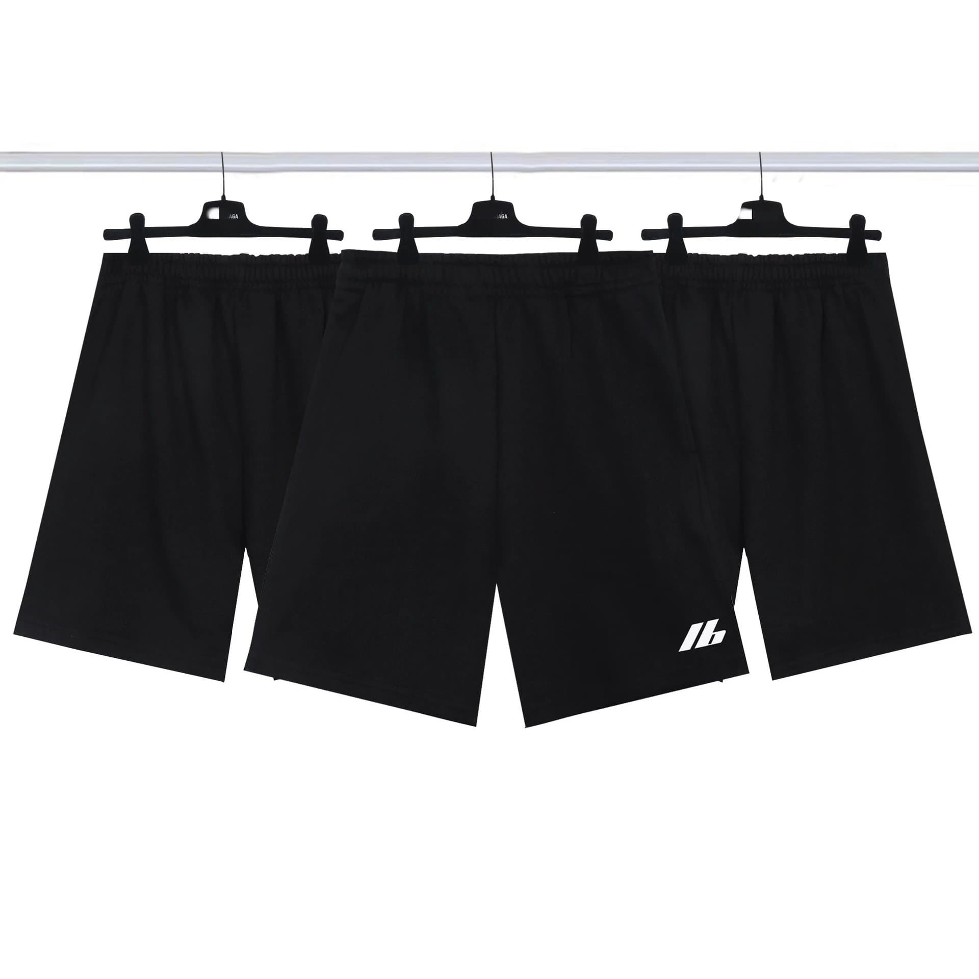 Balenciaga Logo Shorts Washed Grey — 9