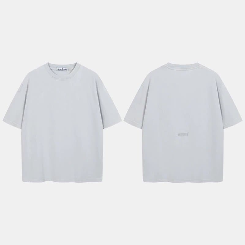 Acne Studios Stockholm 1996 Tee Pink Logo Print — 蓝色(AC908040)