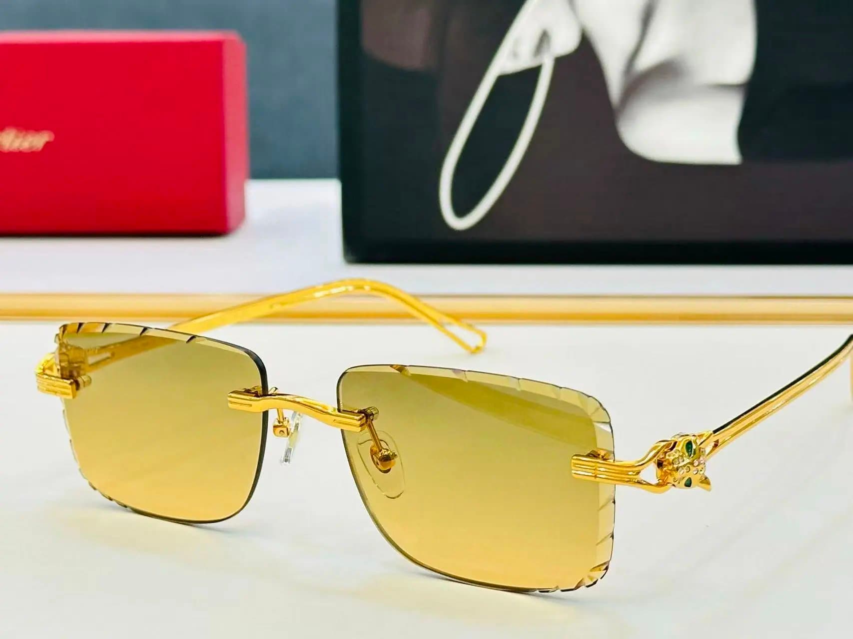 Cartier Sunglasses Panthère Detail — 5