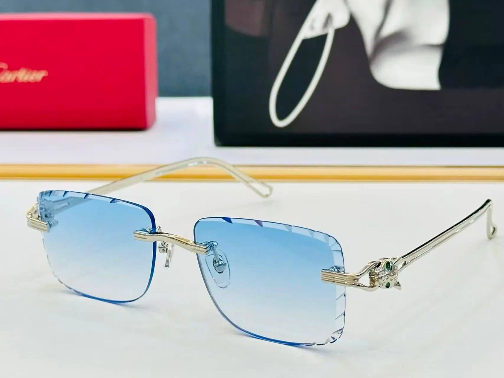 Cartier Sunglasses Panthère Detail — 7