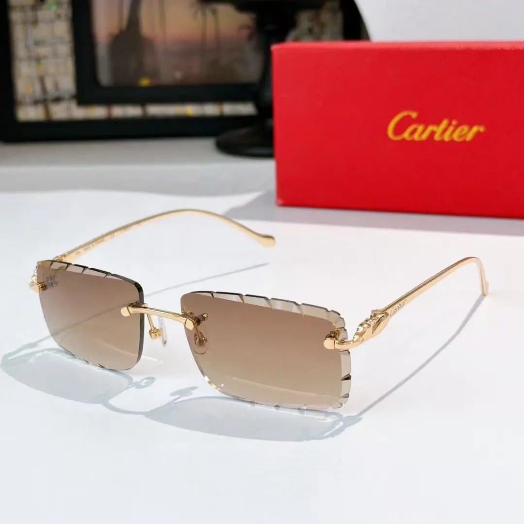 Cartier Sunglasses Rimless Square