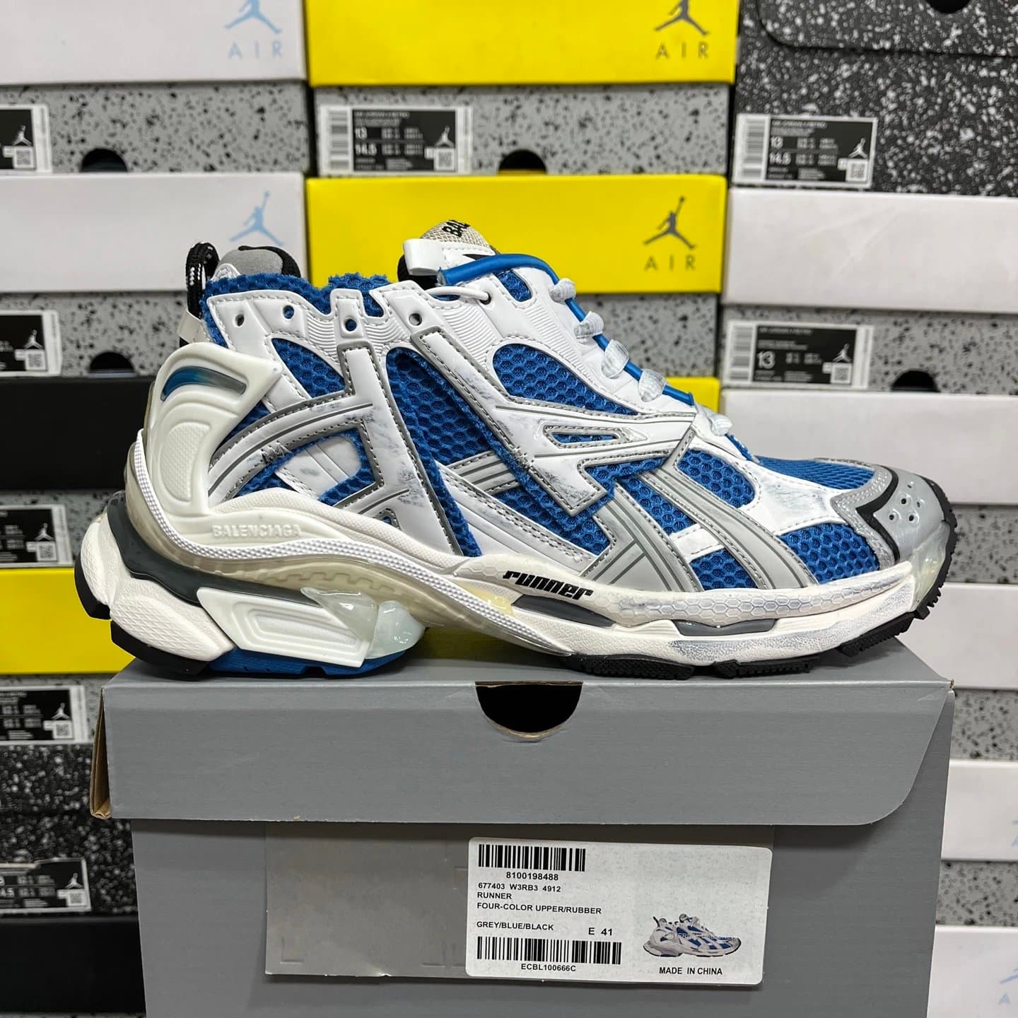 Balenciaga Speed Trainer Multicolor — 4912白蓝35-46