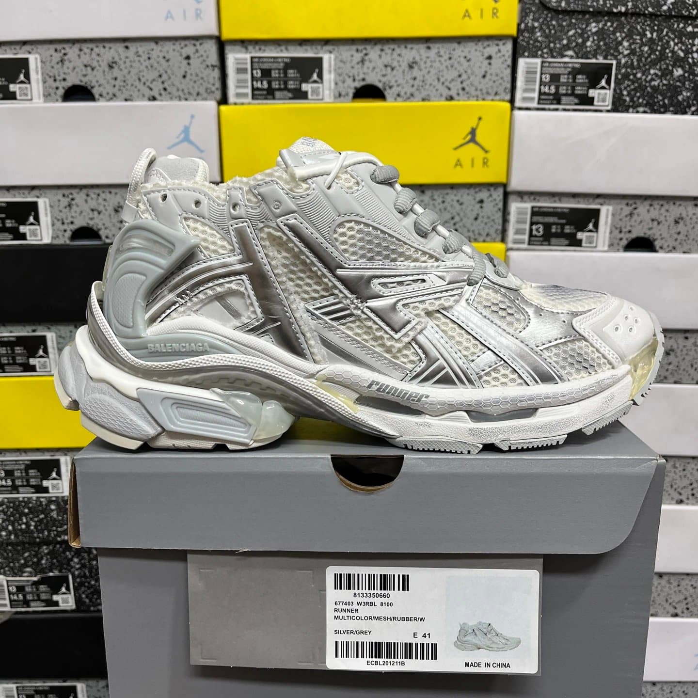Balenciaga Speed Trainer Multicolor — 8100银灰夜光35-46