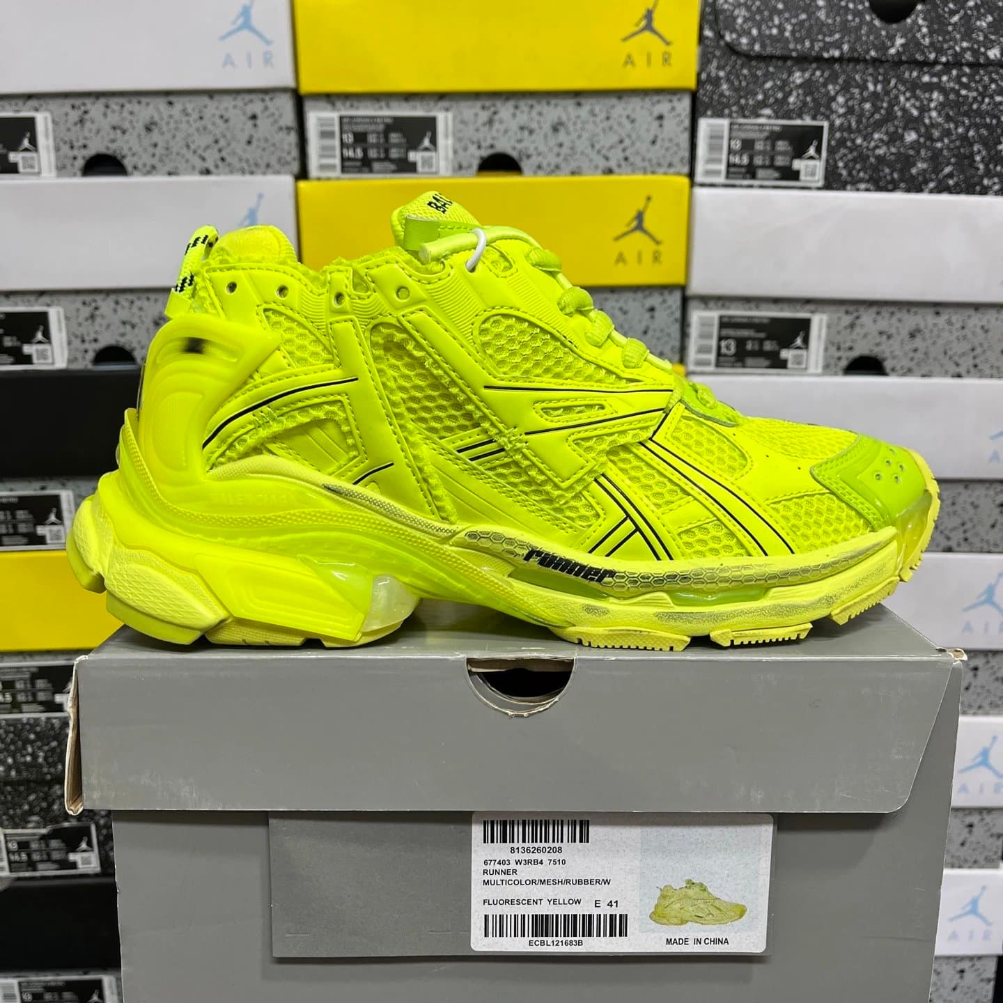 Balenciaga Speed Trainer Multicolor — 7510荧光黄35-46