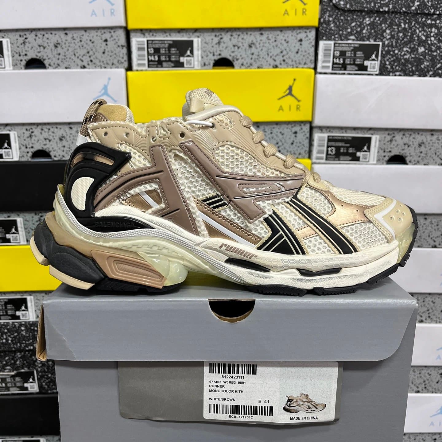 Balenciaga Speed Trainer Multicolor — 9891白棕35-46