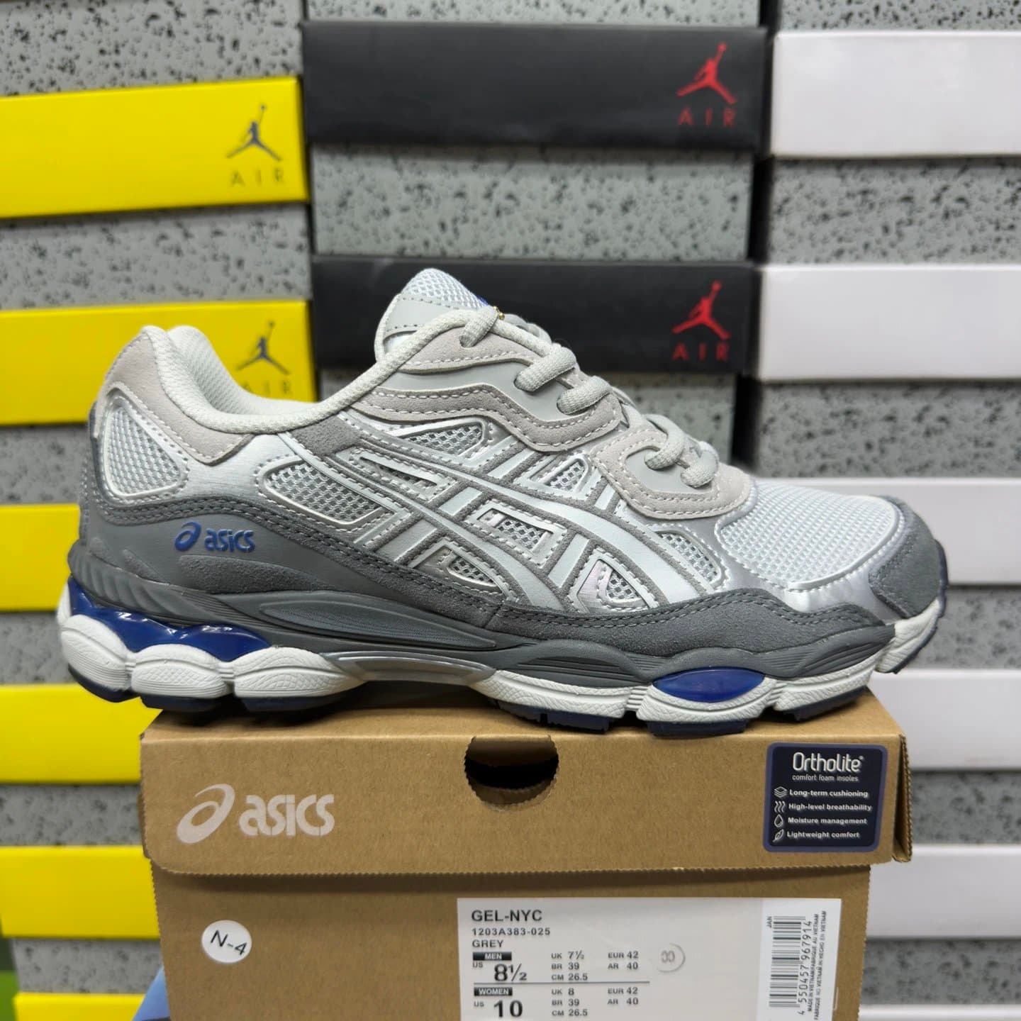 Asics GEL-NYC Silver Yellow — 1203A383-025
