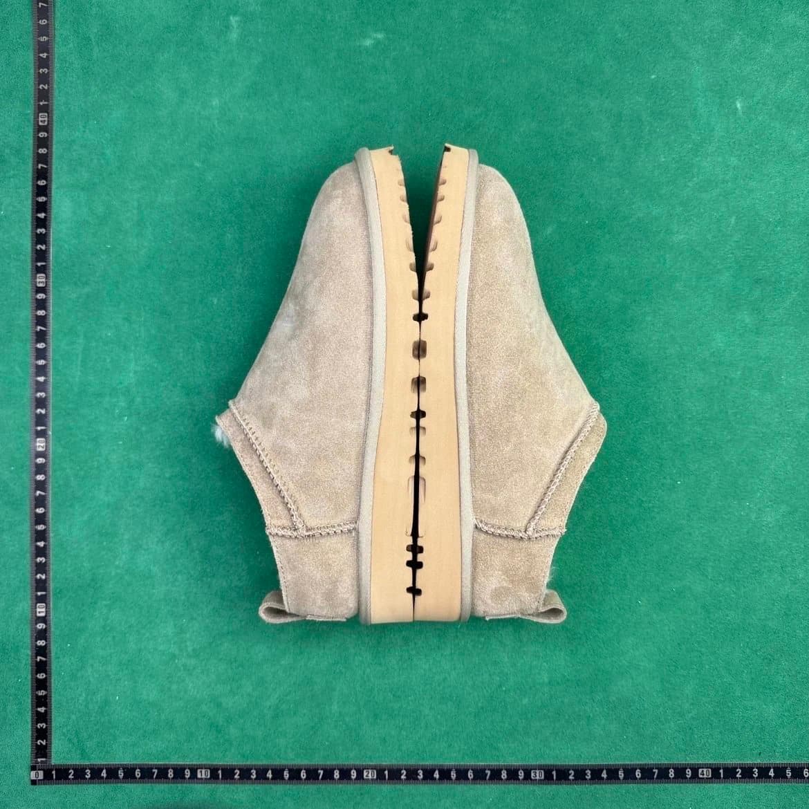 UGG Platform Slipper Woven Trim — 8号羚羊棕色