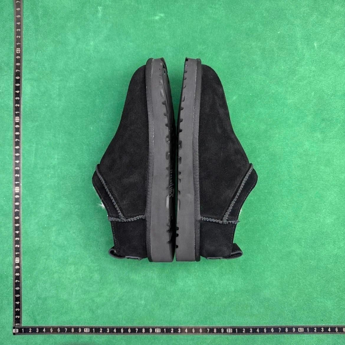 UGG Platform Slipper Woven Trim — 10号黑色